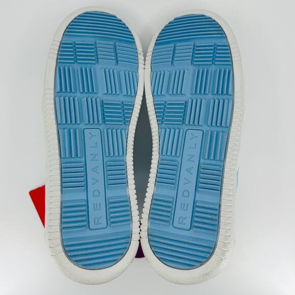 Redvanly Men's Contender Spikeless Waterproof Golf Shoes White/Sky Blue Size 9.5 - Picture 10 of 12